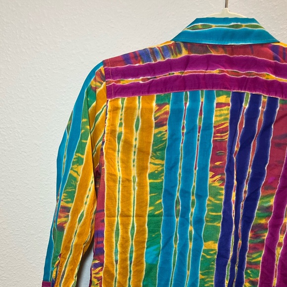 Lauren Ralph Lauren Petite PS Multi Color Women Shirt - Picture 10 of 16